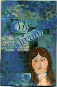 My Dream - Mixed Media Art Journal - Front Cover